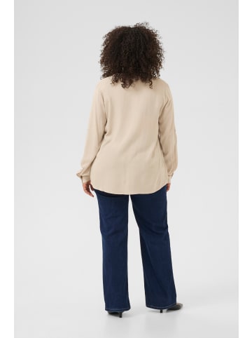 KAFFE curve Langarm-Bluse KCsida Regular fit in Feather Gray