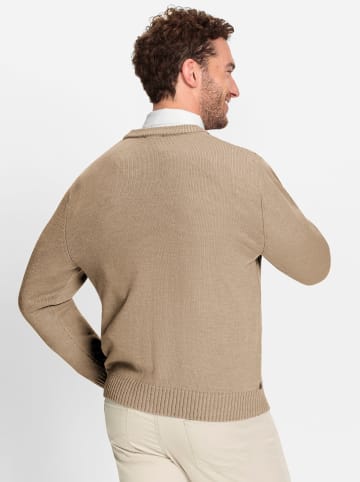 WITT WEIDEN Strickjacke in beige-dunkeltaupe-gemustert