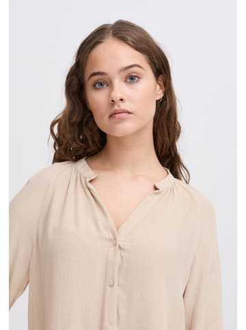 ICHI Kurzarmhemd IHMARRAKECH Regular fit in Oxford Tan