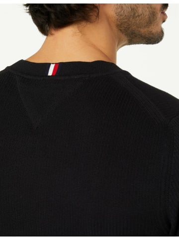 Tommy Hilfiger Rundhalspullover für Herren in schwarz