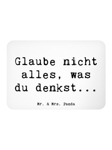 Mr. & Mrs. Panda Magnet Spruch Selbstvertrauen und Klarheit mit ... in Weiß