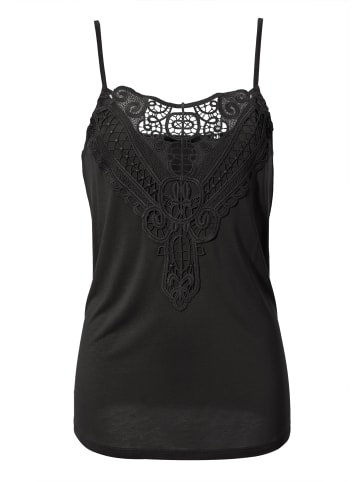 Aniston CASUAL Spitzentop in schwarz