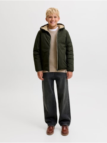 JACK & JONES Junior Strickpullover in Greige