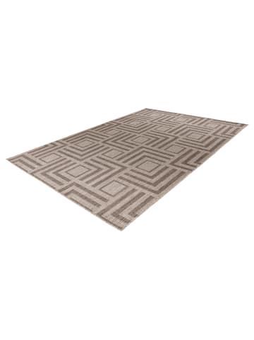 Vivorum Wohnzimmer Kurzflor Teppich Nibru 825 in taupe