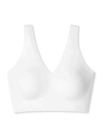Schiesser Bustier Lasercut Invisible Soft in Weiß