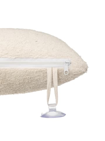 5five Simply Smart Badewannenkissen, Baumwolle in Beige, (B) 22,5 x (H) 11 x (L) 33 cm