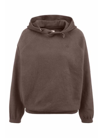 Hessnatur Softfleece Hoodie in dunkles mauve