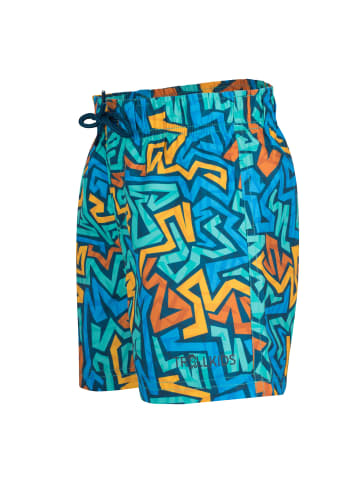 Trollkids Shorts Haukland in glow blue/navy
