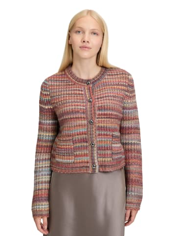 CARTOON Cardigan mit Rundhalsausschnitt in Pink/Green