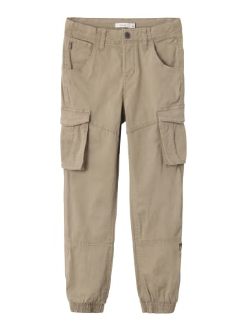 name it Cargo Hose für Jungen Jogger Chino Freizeithose NKMRYAN in Braun-2
