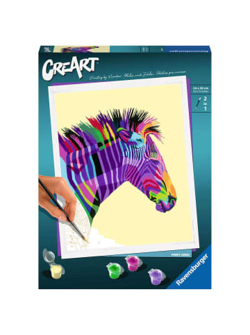 Ravensburger Malprodukte Funky Zebra CreArt Adults Trend 12-99 Jahre in bunt