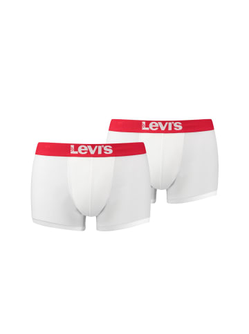 Levi´s Boxershorts Levis Trunk in 317 - white/white