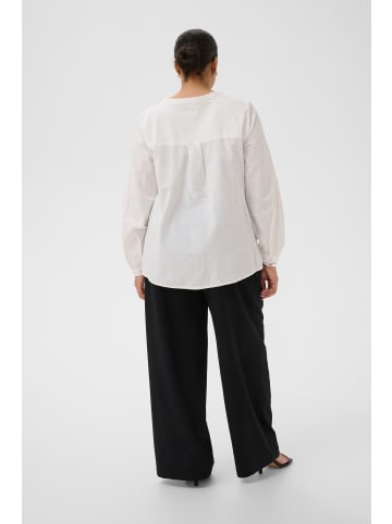 KAFFE curve Langarm - Hemd KCnana Regular fit in Chalk