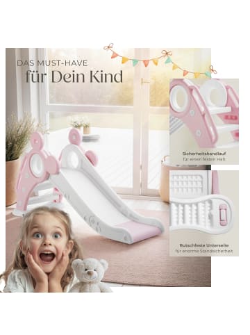 tectake Kinderrutsche, Belastbarkeit 50 kg, Maße 128 x 66,5 x 67,5 cm