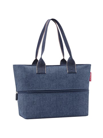 Reisenthel Shopper Tasche E1 50 cm in herringbone dark blue