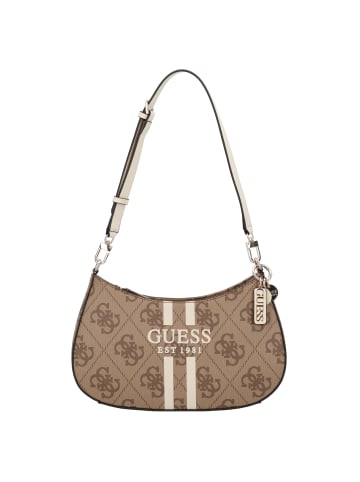 Guess Noelle II Schultertasche 29 cm in latte logo