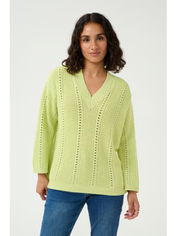 Kaffe Strickpullover KAlorri Loose fit in Lettuce Green