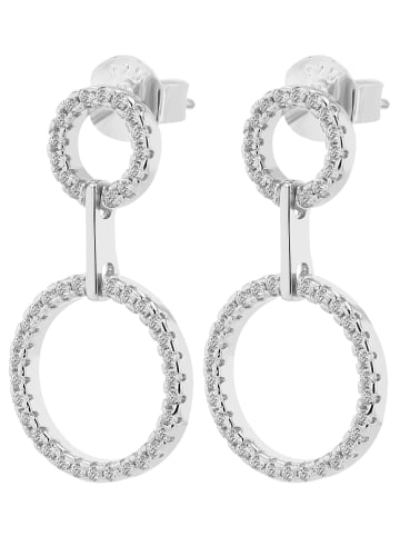 Adeliás Damen Ohrringe – Ohrstecker aus 925 Silber in silber