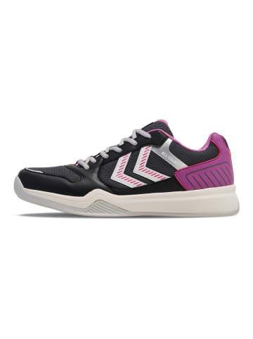 Hummel Hummel Hallenschuh All Court Innenbereich Erwachsene in ANTHRACITE/CATTLEYA ORCHID