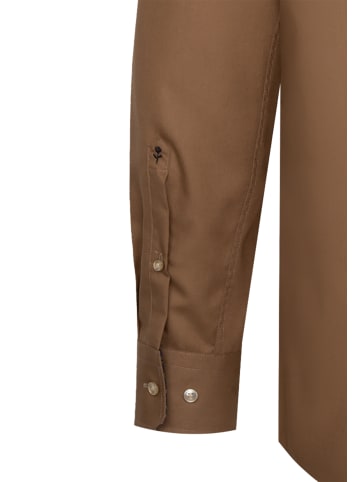 Seidensticker Business Hemd Regular in Braun