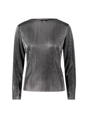 Zero  Plissee Shirt mit Metallic Optik in GreyGrey