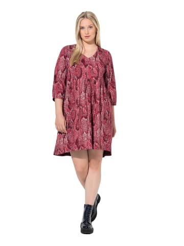 Ulla Popken Jerseykleid in klassisch Pflaume