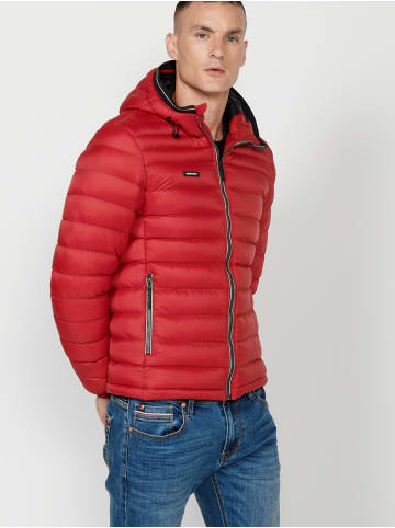 KOROSHI Gepolsterte Jacke in rot