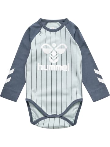 Hummel Hummel Druckknopf Strampler Raglanärmel Hmlpinno Jungen in SURF SPRAY