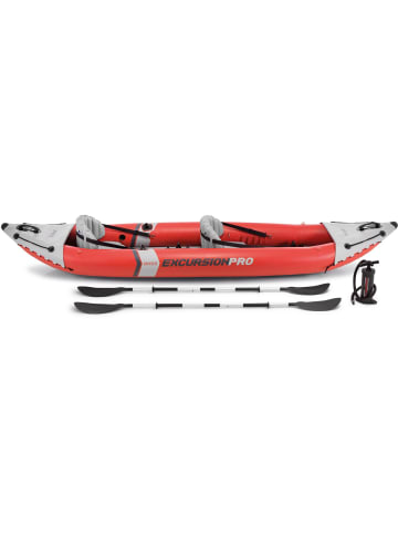 Intex Schlauchboot Excursion Pro Kayak K2 mit Paddel und Pumpe 384x94x46cm in bunt