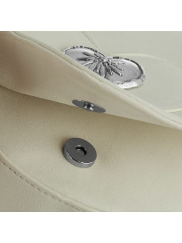 tectake Schicke Trachtenhandtasche in Wildlederoptik, beige