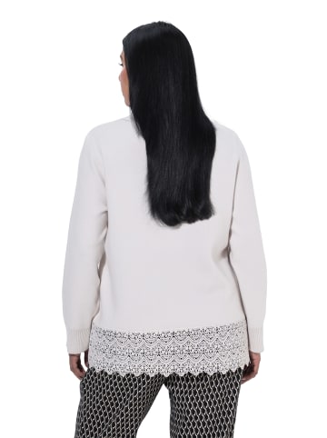 Ulla Popken Pullover in graubeige