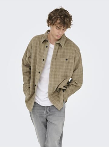 Only&Sons Langarmhemd in chinchilla