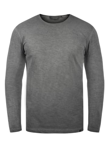 !SOLID Langarmshirt in grau