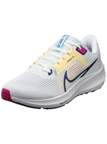 Nike Performance Laufschuh Air Zoom Pegasus 40 in weiß / blau