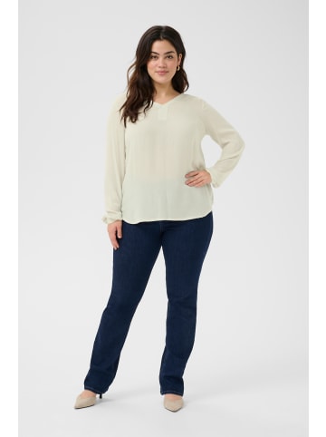 KAFFE curve Langarm-Bluse KCami in Moonstruck