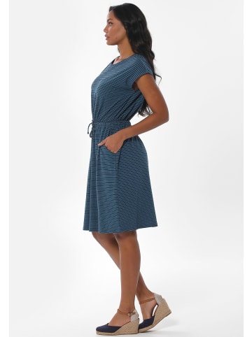 Organication Minikleid "WOR13345" in Navy/Petrolgrün