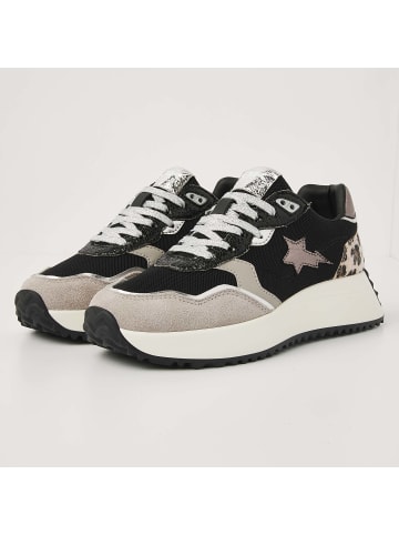British Knights Sneaker Fable in schwarz/sand/leopard