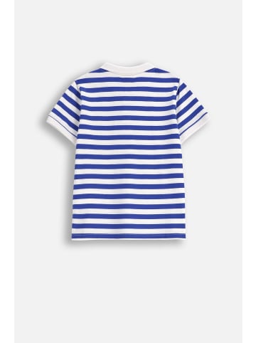 Coccodrillo T-Shirt mit kurzen Ärmeln in kobaltblau