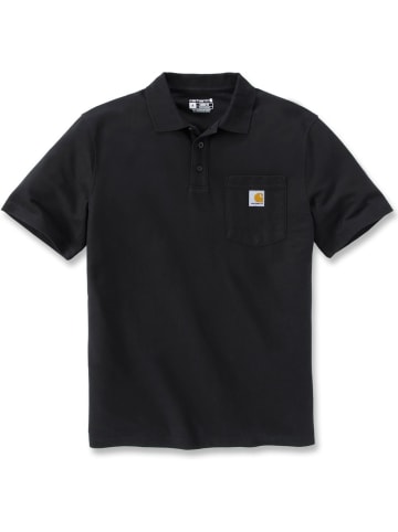 CARHARTT Polo "Midweight S/S 106685" in Schwarz