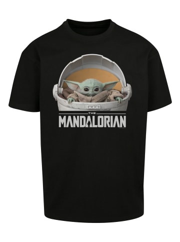 F4NT4STIC Heavy Oversize T-Shirt Star Wars The Mandalorian The Child Pod in schwarz