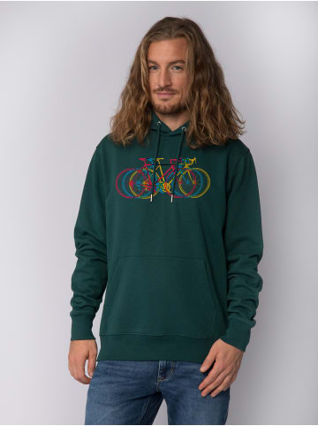 wat? Apparel Sweatshirt Fahrräder in Glazed Green
