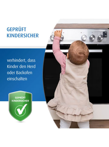 Reer Herdknopf-Abdeckung in Transparent ab 6 Jahre