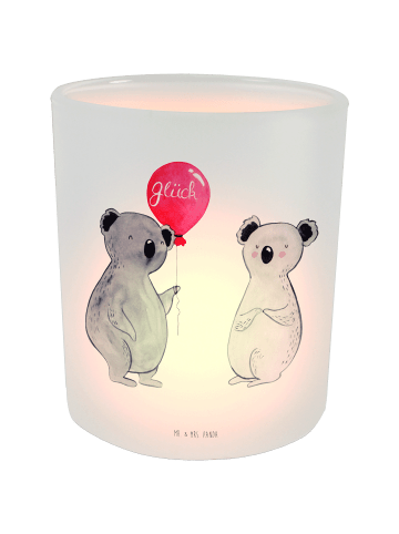 Mr. & Mrs. Panda Outdoor Windlicht Koala Luftballon ohne Spruch in Transparent