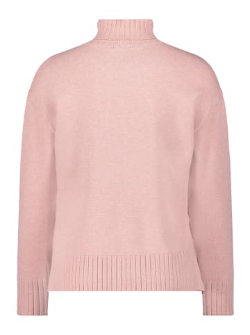 Betty Barclay Feinstrickpullover mit hohem Kragen in Pale Mauve Melange