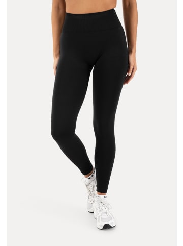 SMILODOX Leggings Timea Scrunch in Schwarz