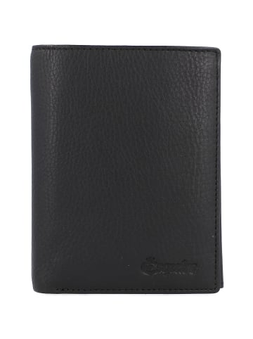 Esquire Peru Geldbörse RFID Leder 9,5 cm in schwarz