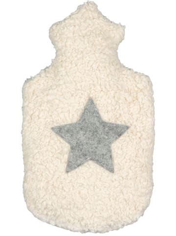 Efie Bio-Wärmflasche, mit Filzstern, Made in Germany, 1,8 L Größe ca. 37 cm