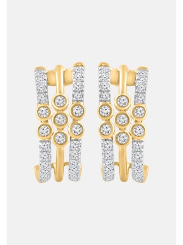 Diamant Exquis Ohrringe aus 585 Gelbgold mit Diamant