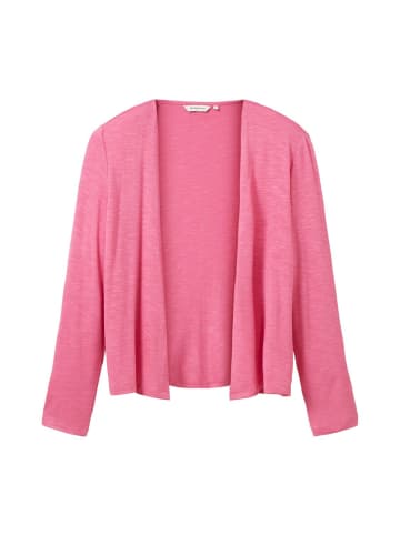 Tom Tailor Strickjacke T-SHIRT CARDIGAN in Pink