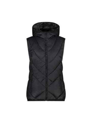 cmp Weste WOMAN VEST FIX HOOD in Schwarz